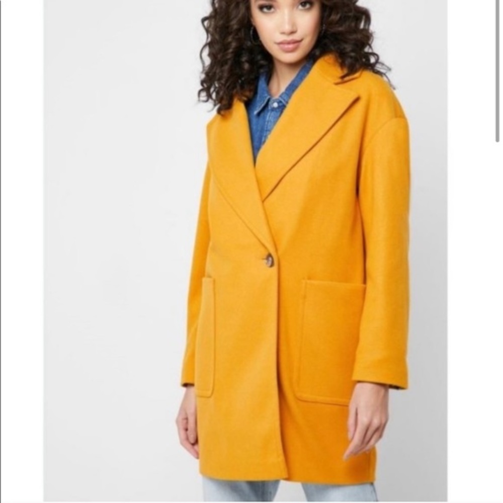 TOPSHOP CARLY OVERSIZED COAT NWT - Picture 6 of 11